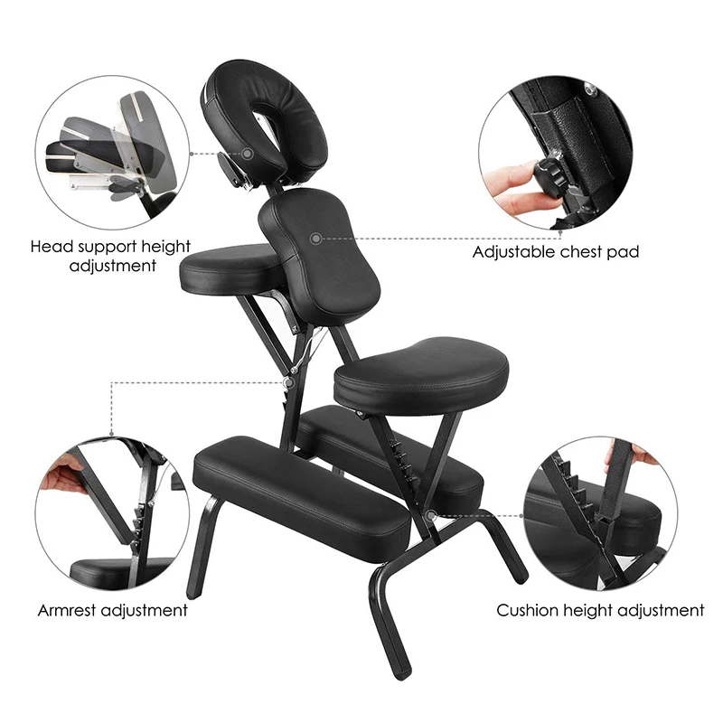 Salon chair Folding Adjustable Tattoo Scraping Chair folding massage chair portable tattoo chair folding beauty bed salon