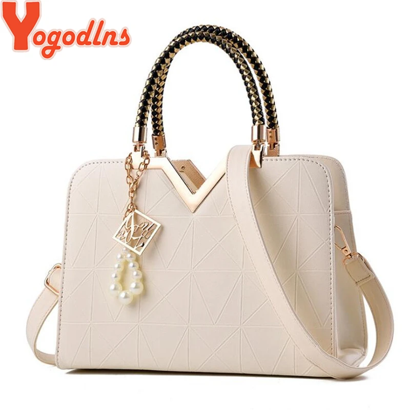 Yogodlns New Summer Female Handbag Women Multi-Pocket Zipper Shoulder Bag PU Leather Women Crossody Bag Famous Brand Purse