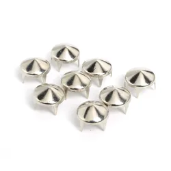 Round Metal Leather Studs and Spots, Rivets for Punk Bag, Garment Accessories, Clothes Sewing Rivet, Collar Decor,10mm, 200PCs