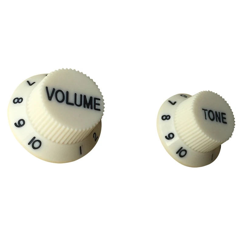 Guitar Parts Set of 3 PCS Stratocaster style 2 Tone &  1 Volume For Stratocaster Strat ST Guitar Control knobs, Various Color