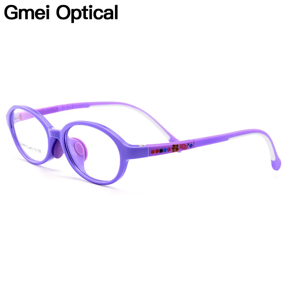 

Gmei Optical New Healthy Ultra-light Flexible TR90 Silica Gel Comfortable Safe Full Rim Kids Eyeglass Frames CX68013