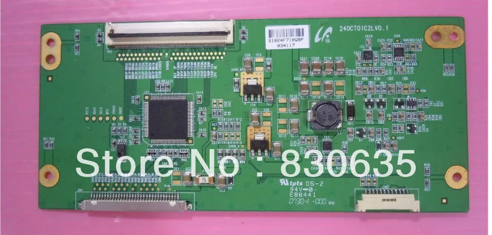 240CT01C2LV0.1 LCD مجلس 240CT01C2LV0.1 المنطق مجلس ل ربط مع LTM240CT01 T-CON ربط المجلس