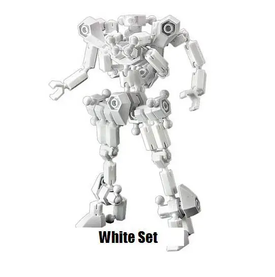 High Quality 100 Parts/set Warrior Soldier Model Building Kit Children Growups Toys Diy Transform Robot Army Art Decor Kids Gift