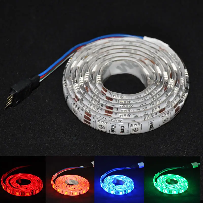 

1m rgb led strip smd 5050 fexible light non waterproof ip20 or waterproof ip65 fita de white,warm white,yellow,blue,red,green