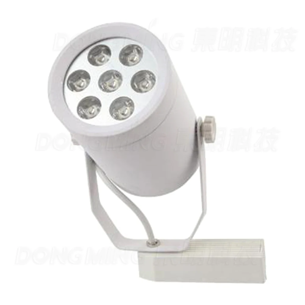 Wholesale 100pcs 7w LED track light for store/shopping mall lighting lamp Color optional White/black Spot light