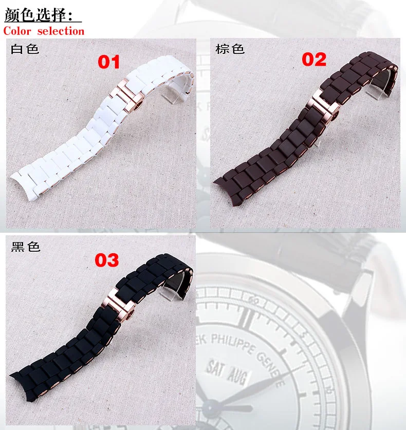 23mm 20mm Silicone Rubber Watchband steel in Rubber for AR5890 AR5889 AR5858 AR5920 AR5868 AR8023 man woman watch band bracelet