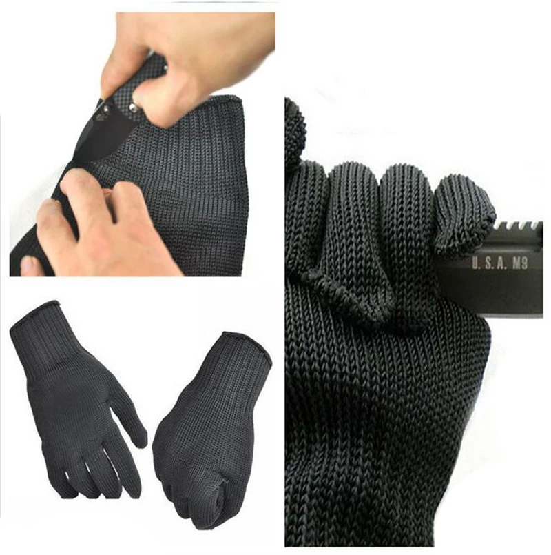 Tactical 100% Kevlar working Protective Gloves Cut-resistant Anti Abrasion Safety Gloves Cut Resistant Level 5 Hiking Gloves