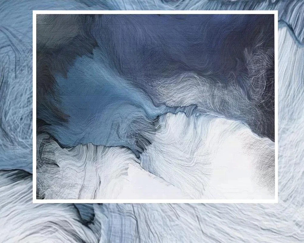 Decorative wallpaper Simple line background wall