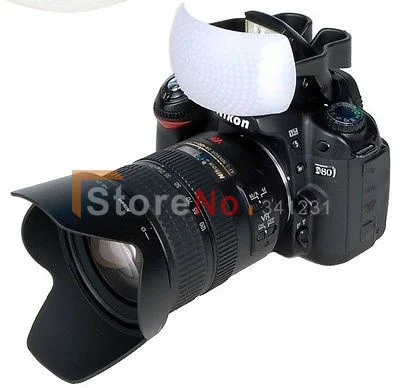 

2pcs White Built-in Flash SoftBox Camera Diffuser Softlight For canon nikon DSLR Camera