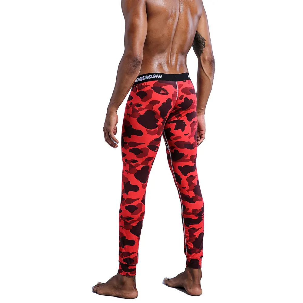 men\'s cotton long johns Fashion Man Camouflage legging pants warm trousers pants underpants  Men\'s tight trousers of winter