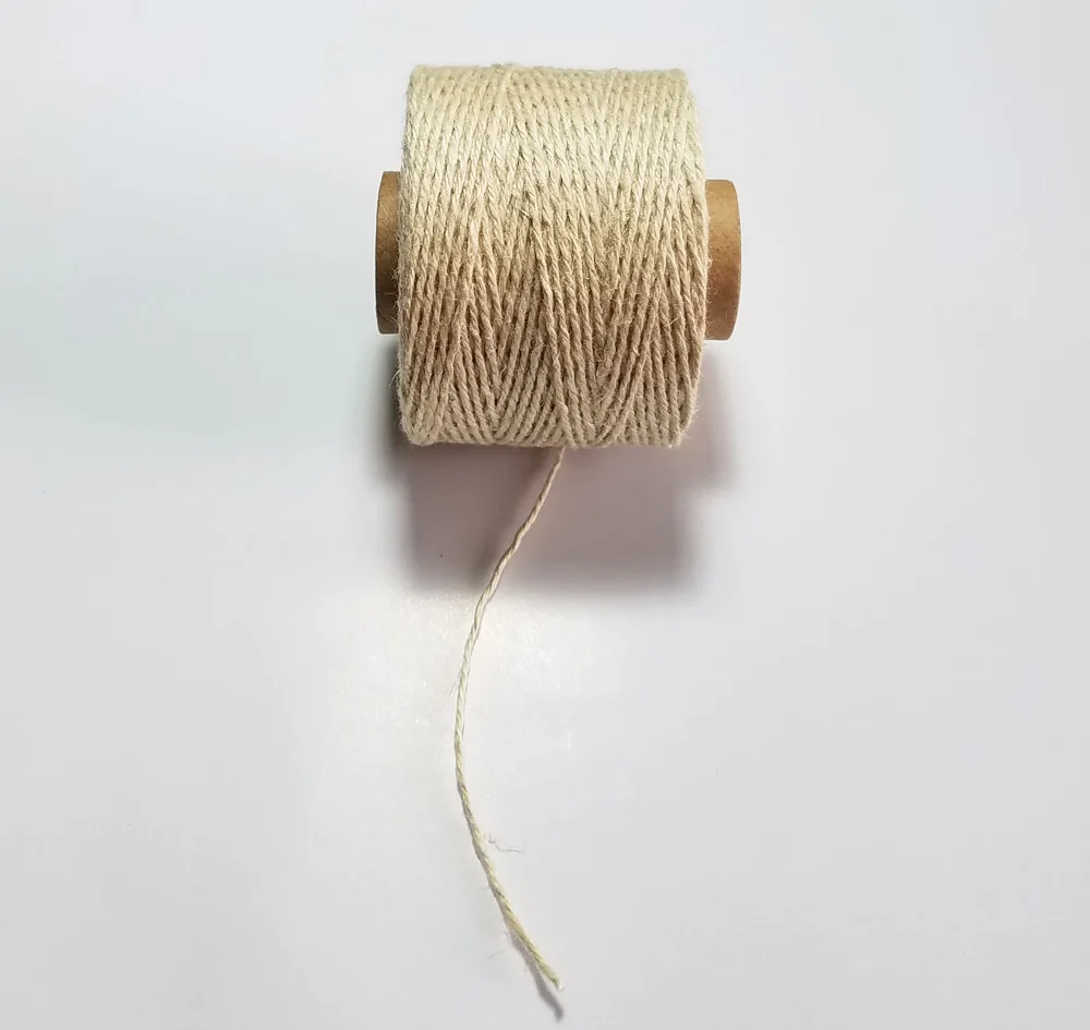 High Tenacity 100m/roll 100% Linen rope 3-Ply yarn Twine thread cord for gift pack party decoration accessory handmade DIY