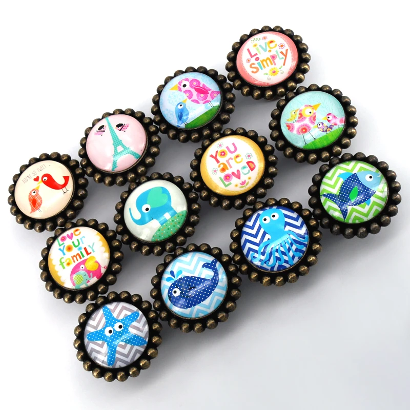 

1x Glass Door Knobs Cabinet Handles Kitchen Drawer Cupboard door Pull Handles