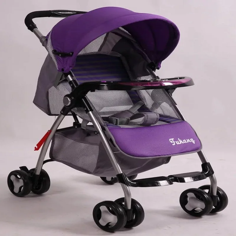 Baby stroller scientific design folds easily and conveniently 0-3 years 7 kg carrying capacity 25 kg. steel frame EVA wheels