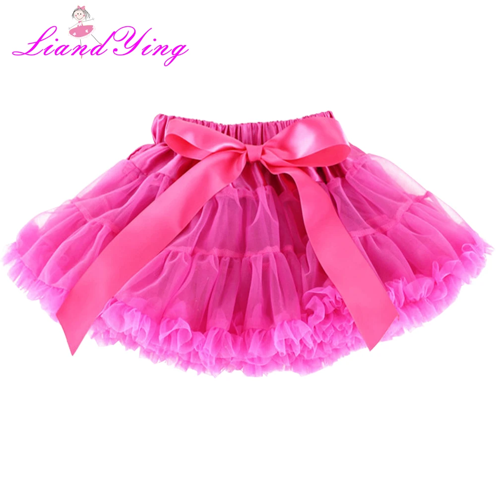 Kids Girl Princess Skirts Tutu Skirt Dance Ballerina Pettiskirt Toddler Fluffy Ballet Skirt For Girls Party Tulle Miniskirt