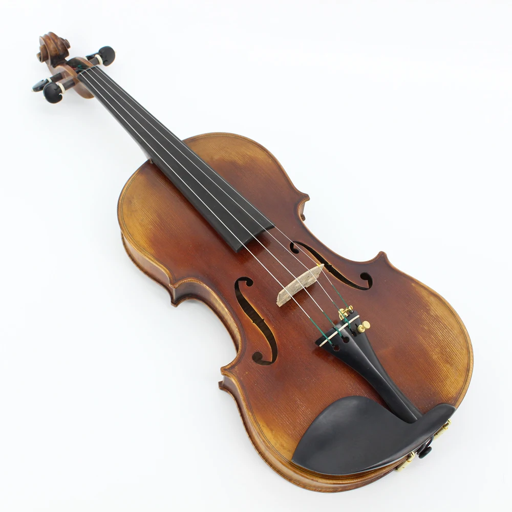 TONGLING-Handmade Antique Violin, Full Size, High-grade Flamed Maple, Full Set Parts, Limited Supply,Professional Violins