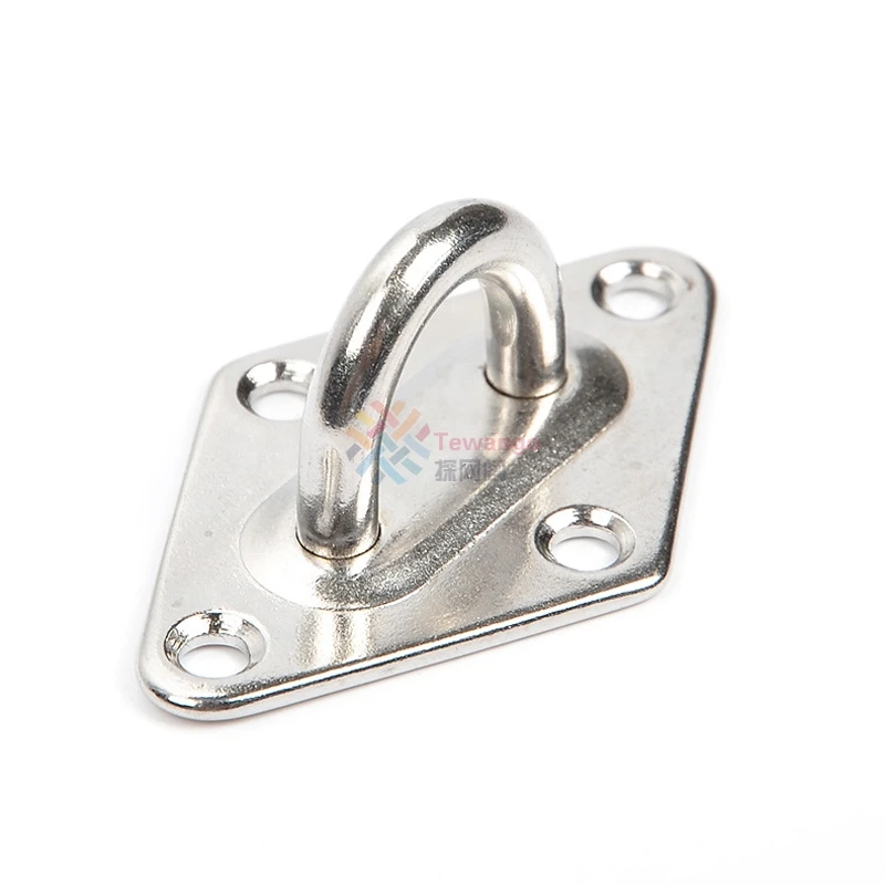 Tewango Stainless Steel Buckle Spring Hook Kits Shade Sail Awning Fixing Fittings Screen Net Instant Grommet Hammock Accessories