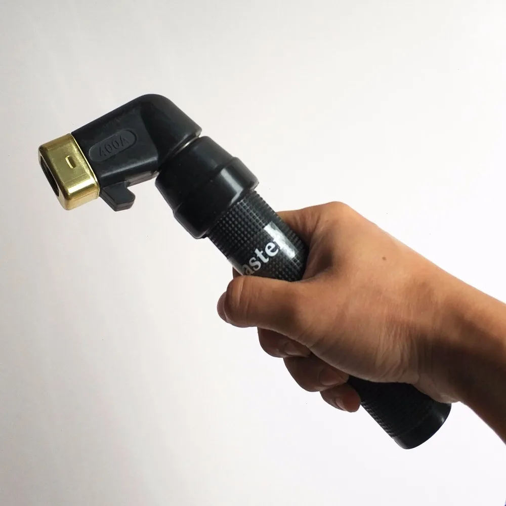 Imagem -05 - Suporte de Eletrodo de Soldagem Profissional 400a Stick Braçadeira Forjada Latão Mma Arc Torça o Eletrodo