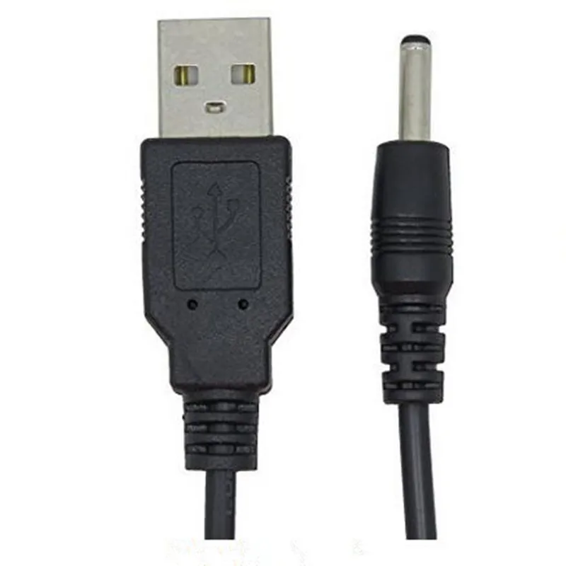 LBSC USB A to DC 3.5 mm/1.35 mm 5 Volt DC Barrel Jack Power Cable - 1M