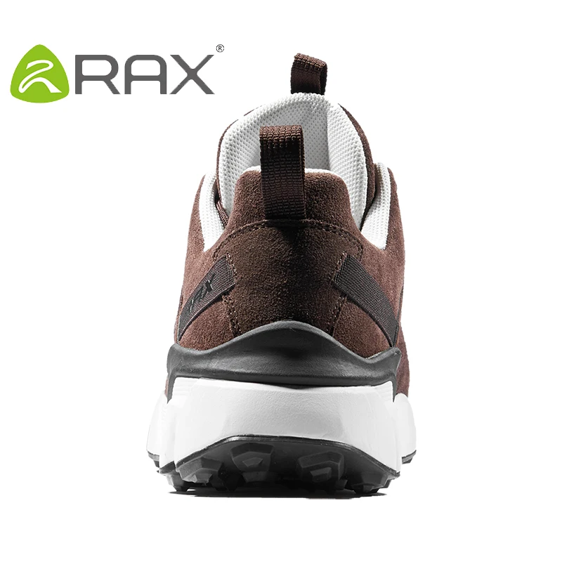 RAX 2017 New Men\'s Suede Leather Waterproof Cushioning Hiking Shoes Breathable Outdoor Trekking Backpacking Travel Shoes For Men