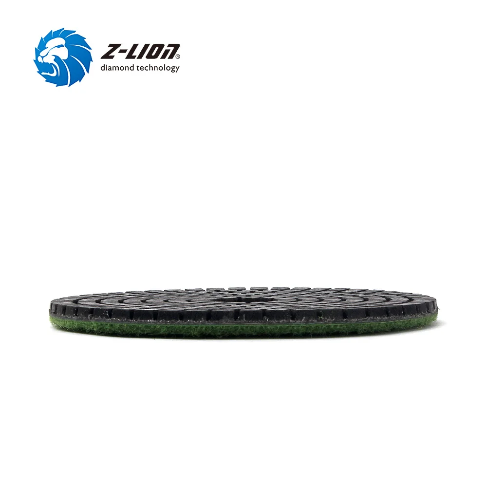 Z-LION 5pcs 4inch Diamond Polishing Pads Grit 30 Wet Polishing Pad Stone Granite Marble Diamond Abrasive Tools