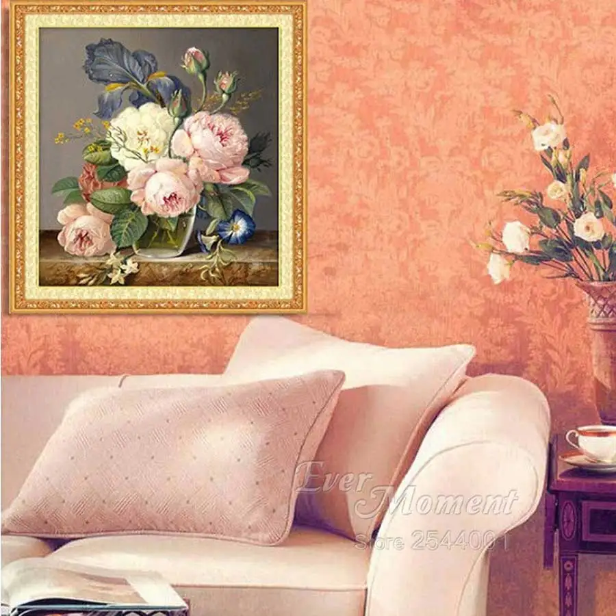 5D diamond embroidery diamond mosaic flower picture 3D diy diamond painting needlework flores canvas Home Decoration GIFT ASF279