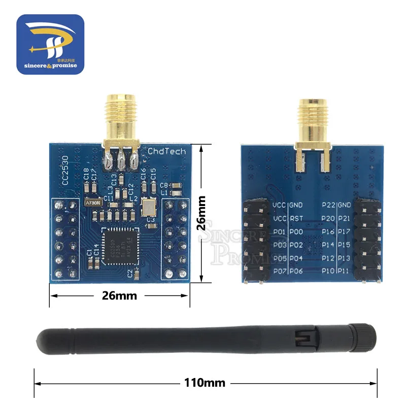 CC2530 Zigbee Module UART Wireless Core Board Development Board CC2530F256 Serial Port Wireless Module 2.4GHz