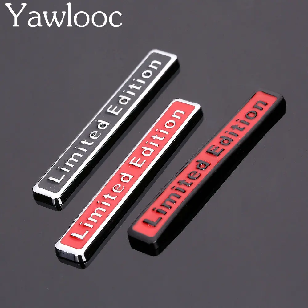 1PC 3D Metal Chrome Limited Edition Car Sticker Badge Decal Auto Motorcycle Emblem Car Styling Car Accessories