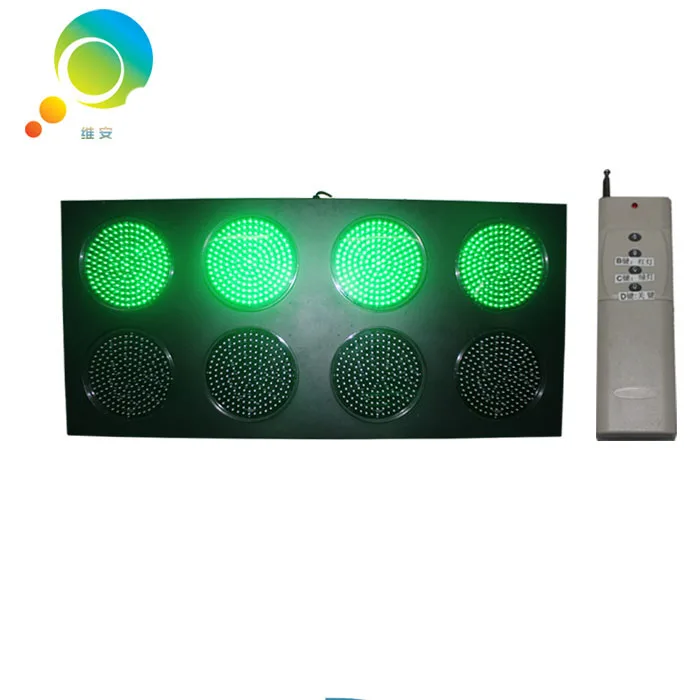 Venta caliente 300mm parque infantil luz de señal LED rojo verde bola completa semáforos de control remoto