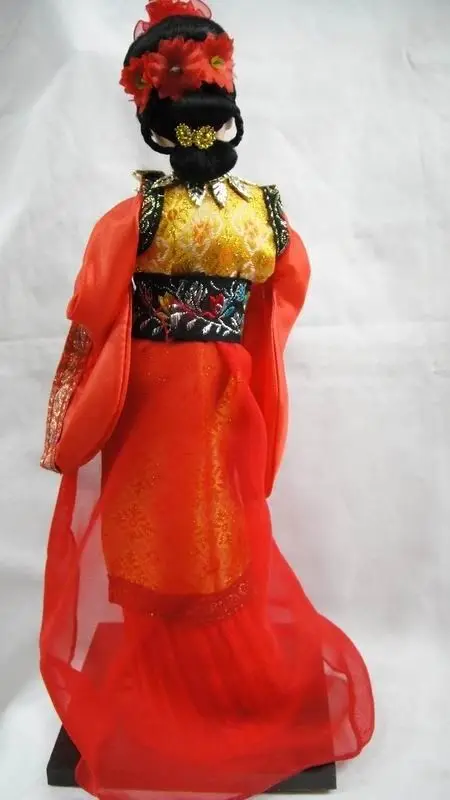 Exuqisite Oriental Chinese Classical Broider Doll Beautiful Chinese Girl Statue No.4