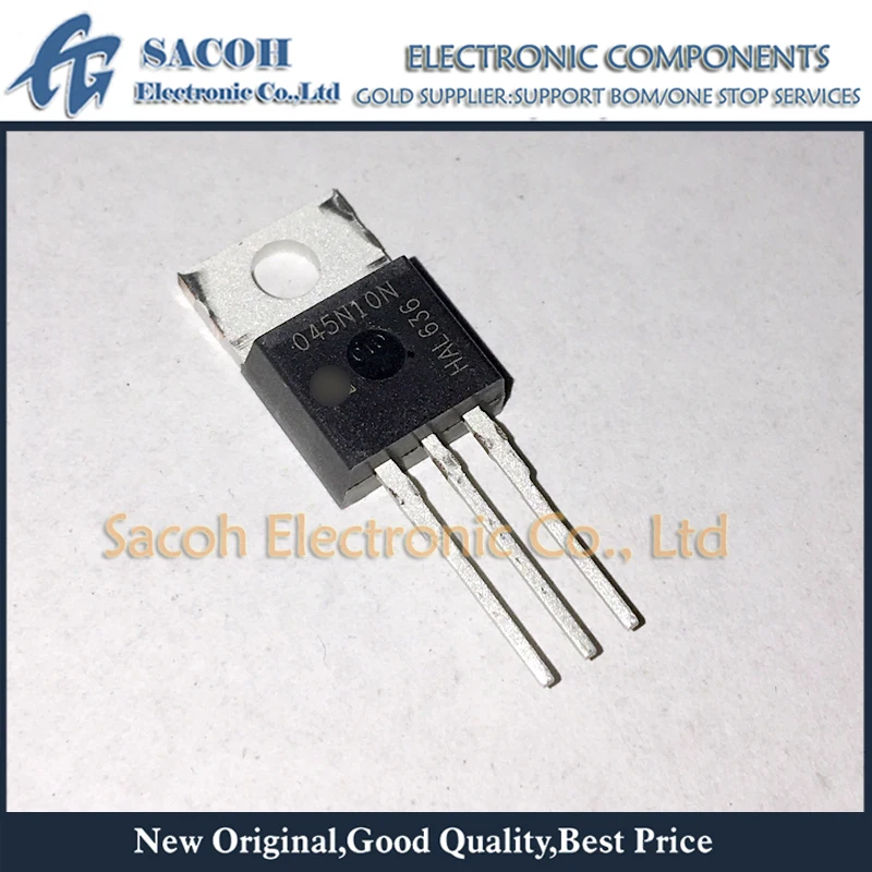 

New Original 5Pcs/Lot IPP045N10N3G 045N10N OR IPA045N10N3G OR IPI045N10N3G TO-220 100A 100V MOSFET Power Transistor