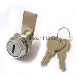 M19-16 Furniture Mailbox Lock Toolbox Drawer Locks Zinc Alloy File Cabinet Lock Electrical Cabinet Cam Lock Key aliked 1 PC