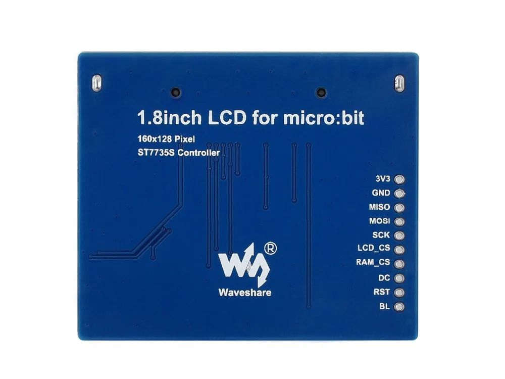 1.8inch Colorful Display Module for BBC Micro:bit 160x128 Pixels 65K Colors ST7735S Driver SPI interface
