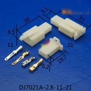 DJ7021A-2.8-11-21 DJ7021 2.8 11 21 2p storage battery electric connector and Pin wiring harness plug connectors 2.8 car plug