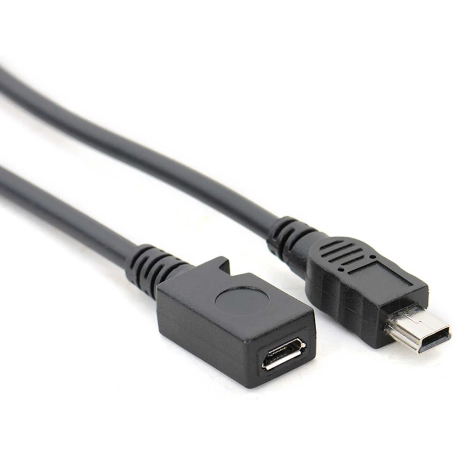 USB صغير ذكر إلى المصغّر USB B أنثى شاحن بيانات مهائي كابلات محول شاحن كابل بيانات