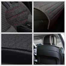 Breathable Linen Car Seat Cushion #5
