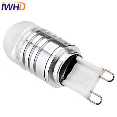 IWHD 10pcs G9 LED Bulb DC 12V 3W COB 240lm 2700K~6000K LED Light Bulb G9 For Home Lighting Milky Cover High Bright Spotlight