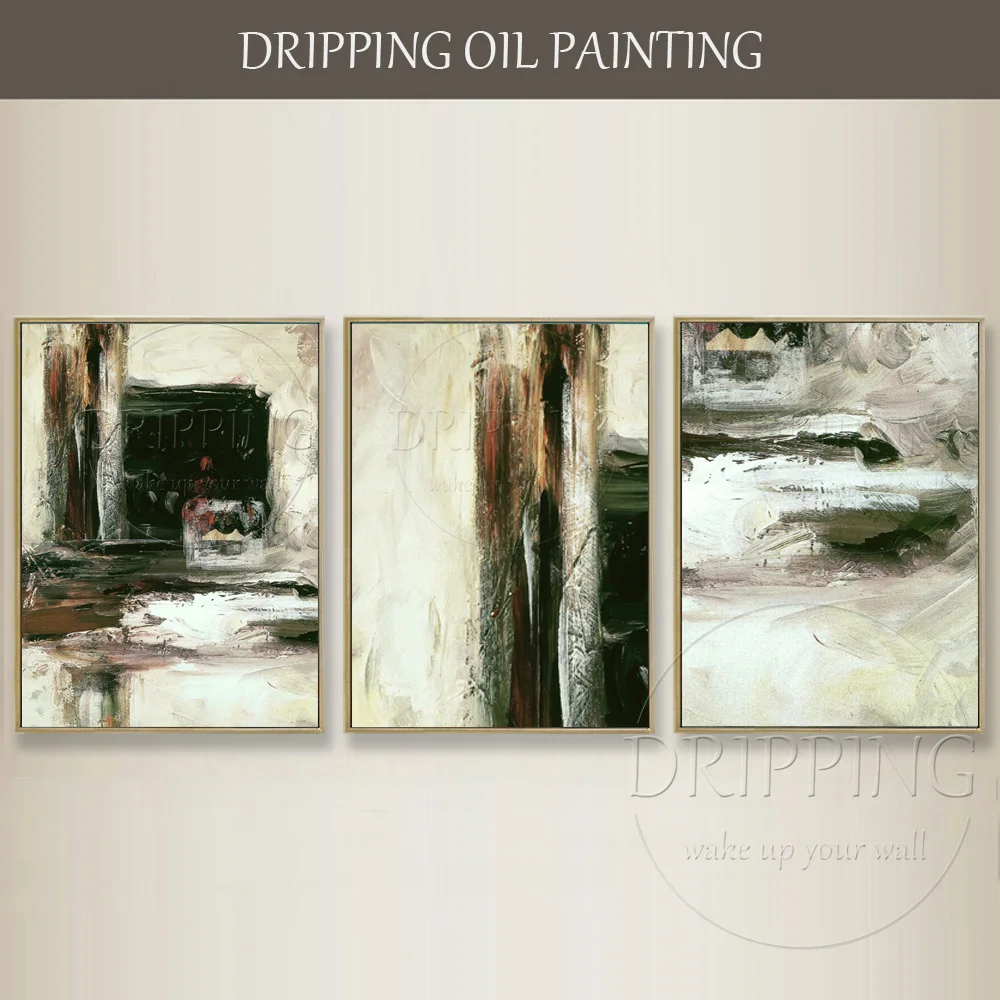 

Excellent Artist Hand-painted High Quality Abstract Oil Painting on Canvas Multiple Dark Colors Abstract Oil Painting Decoration