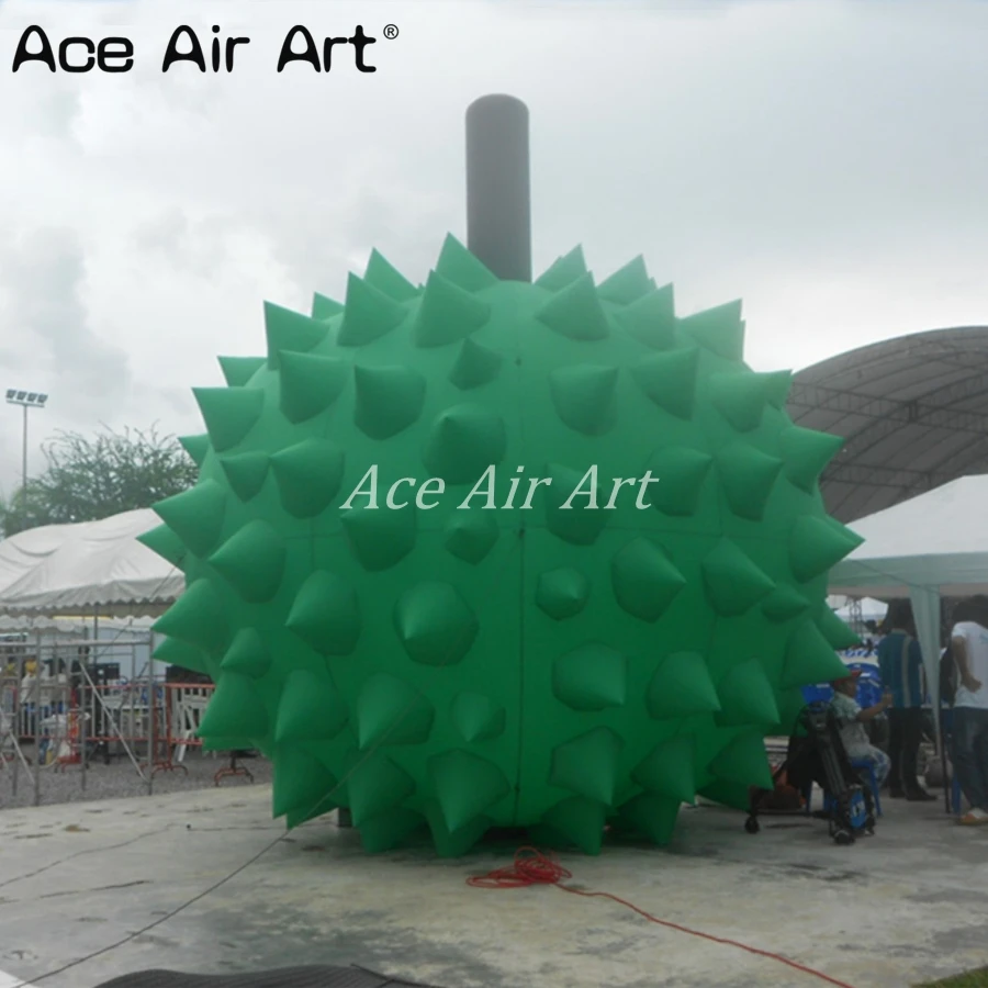 

outdoor giant green advertising inflatable jackfruit /inflatable pineapple for decoration