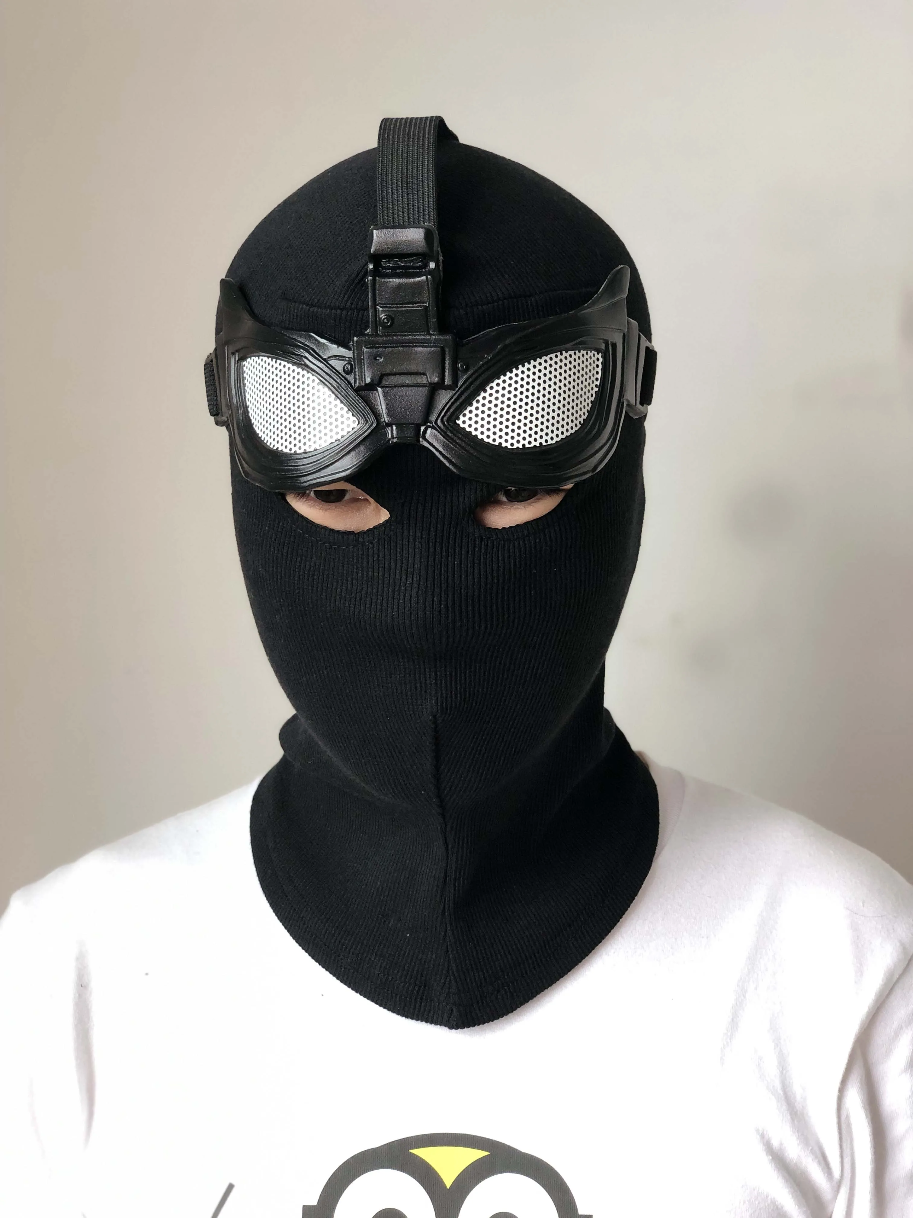 Peter Parker Mask Cosplay Superhero Stealth Suit Masks Helmet Halloween Costume Props New