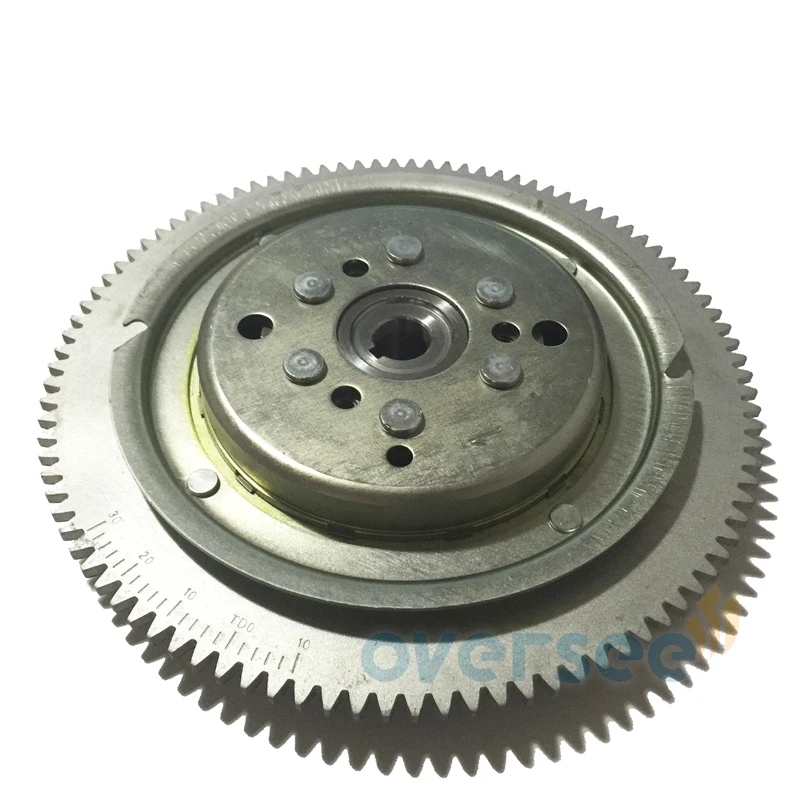 61T-85550-10 Electrical Rotor Flywheel Replaces For Yamaha Outboard Motor 25HP 30HP 61N 69P 61T 2T Parsun 61T-85550