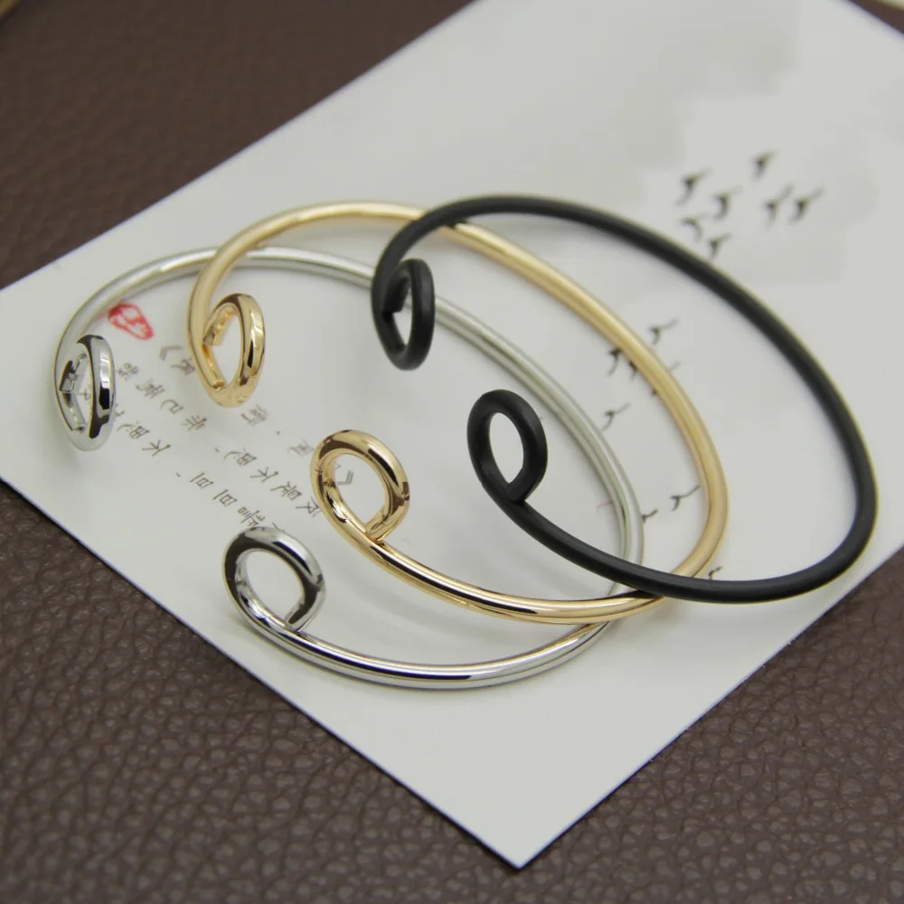 12pcs/lot Newest Women Fashion Minimalist Opening Copper cuff friendship bracelet Straitjacket Bangles best gift for girlfriend