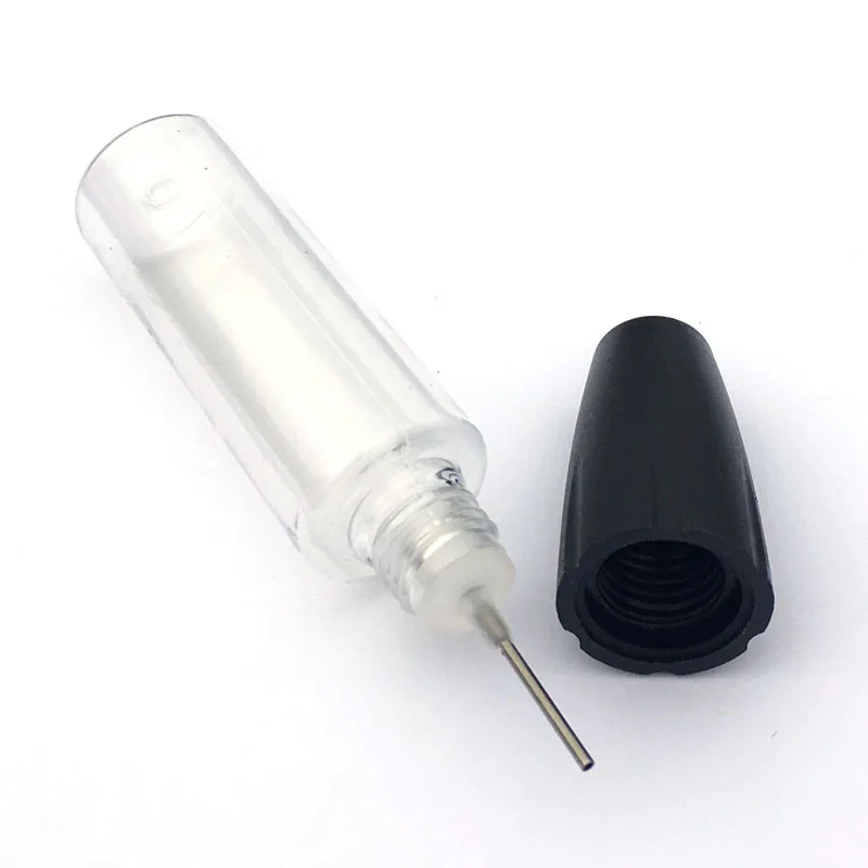 5/10PCS Empty Refillable Bottle Needle Tip Dropper Bottle for Ego,E Liquid ,oil, Clear Plastic Needle Bottle 10ML 15ML 20ML