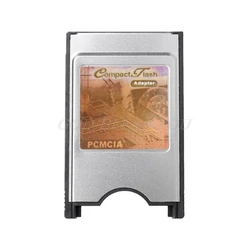 High Speed Stainless Steel Housing Internal 68 Pin PCMCIA Compact Flash CF Card Reader Adapter For Laptop Drop Shipping