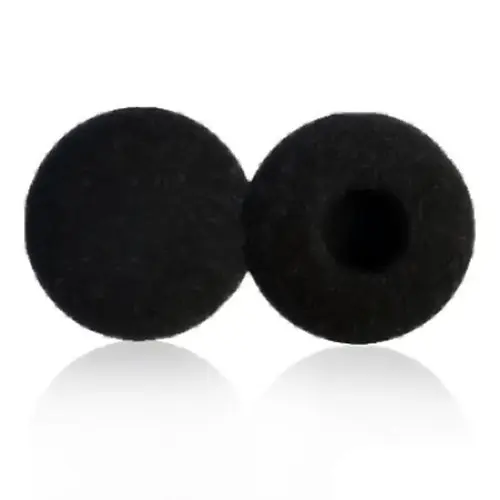 24 Cái Đen Foam Earbud Earpad Ear Nụ Pad Replacement Sponge Bao Gồm