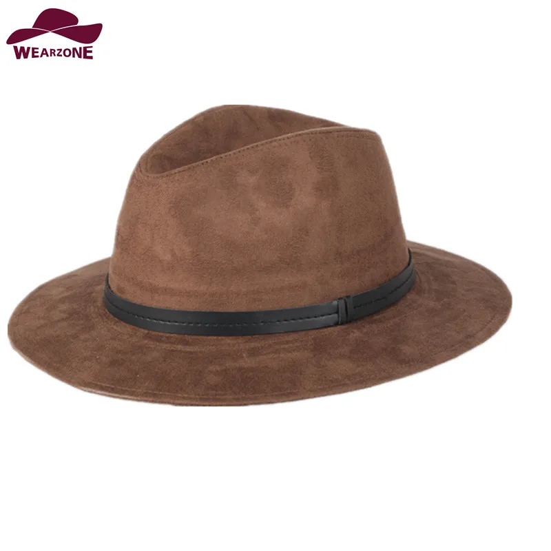 2016 new Suede felt hats Classic fedora Jazz Bullfighting hat church hats woman toca masculina hat simple maison michel