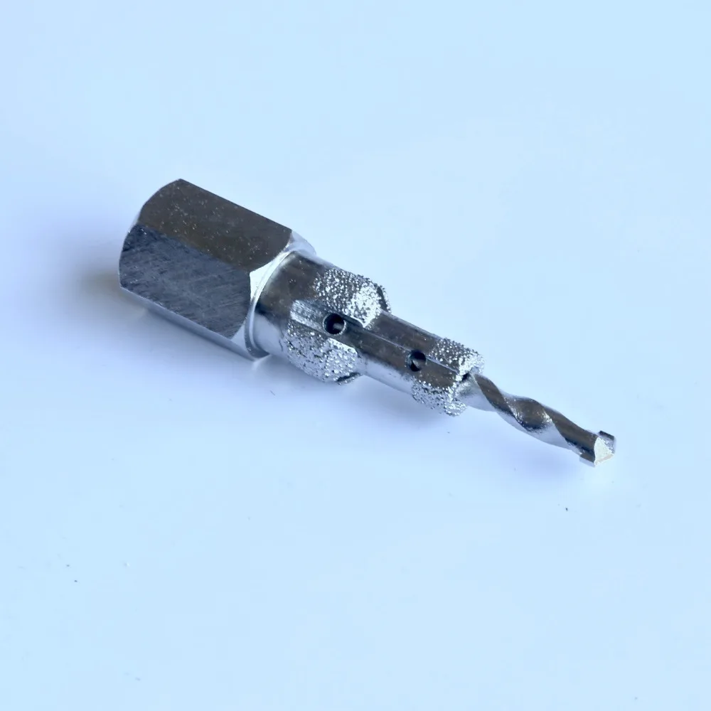 Cost Sale of 1PC Diamond 2 Step Drill Bit 10/16*70MM Length with M14 Connector for Marble/Granite/Concrete Floor Drilling