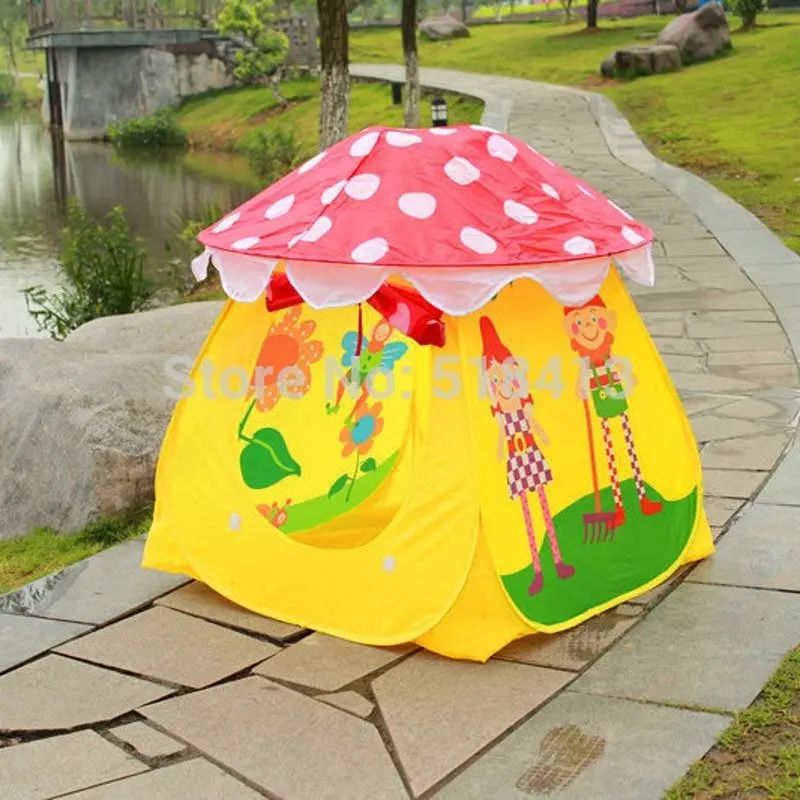 Tentes en tissu traditionnelles, jouets de dessin animé, Sports de plein air, loisirs, maison de jeu, tente pliable pour enfants, 2021