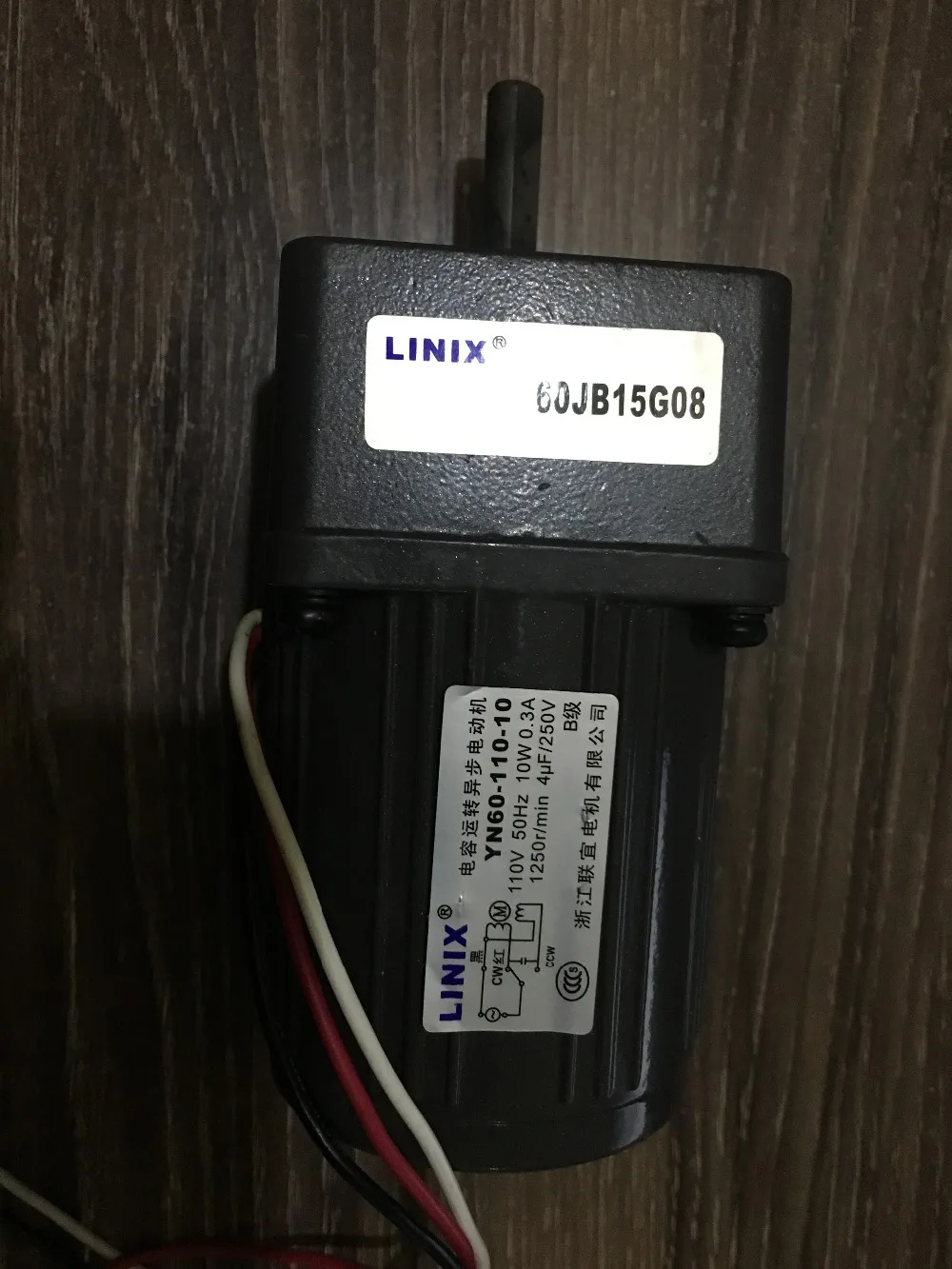 

110v 3 lines Constant speed LINIX Gear reducer motor 60JB60G08 YN60-110-10 Deceleration original YN60-10 60JB3g08 60JB10g08