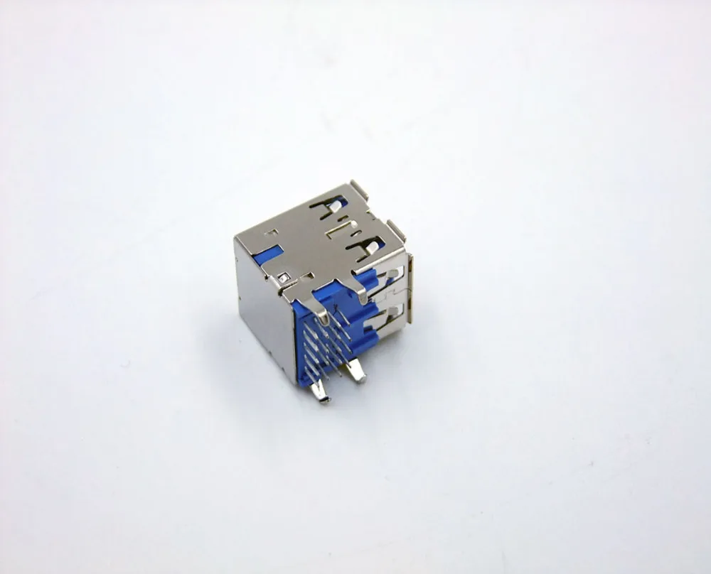 Special Wholesale NEW Terminal Hot SELL USB 3.0 Socket type A base 90 Double USB interface Connector 1pcs FOR Russia