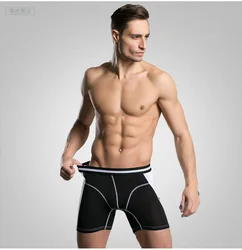 Fashion Men Shorts Boxer Antibacterial Comfortable Long Leg Short Leg Men's Boxers Shorts Male Underpants Man Underwear